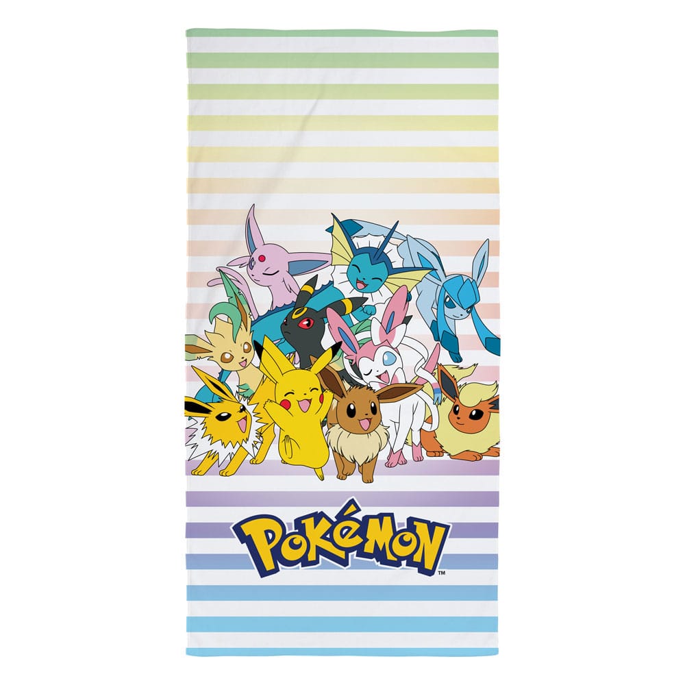Pokémon Handduk Ver. 6 - 140 x 70 cm Halantex