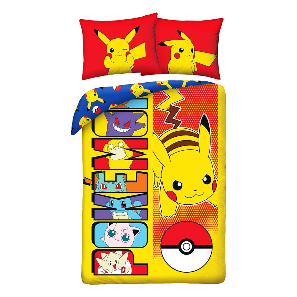 Pokémon Duvet Set Ver. 15 - 140 x 200 cm / 70 x 90 cm Halantex