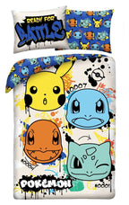 Pokémon Duvet Set Ver. 17 140 x 200 cm / 70 x 90 cm