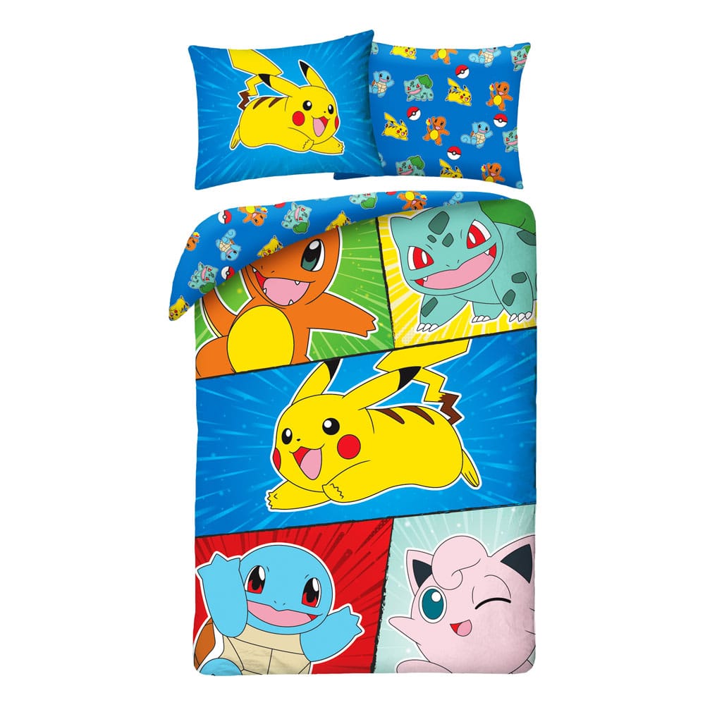 Pokémon Duvet Set Ver. 7 - 140 x 200 cm / 70 x 90 cm Halantex