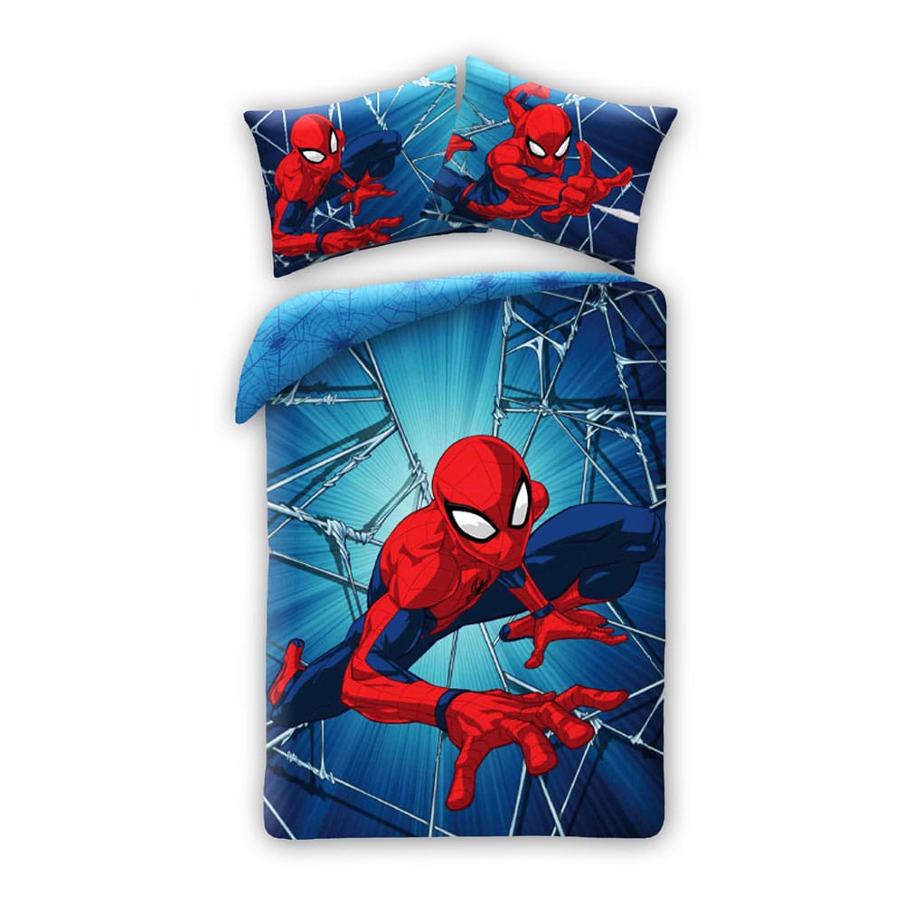 Spider-Man Duvet Set - Spindelmannen Kryper 140 x 200 cm / 70 x 90 cm Halantex