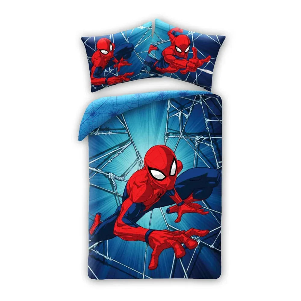 Spider-Man Duvet Set - Spindelmannen Kryper 140 x 200 cm / 70 x 90 cm Halantex