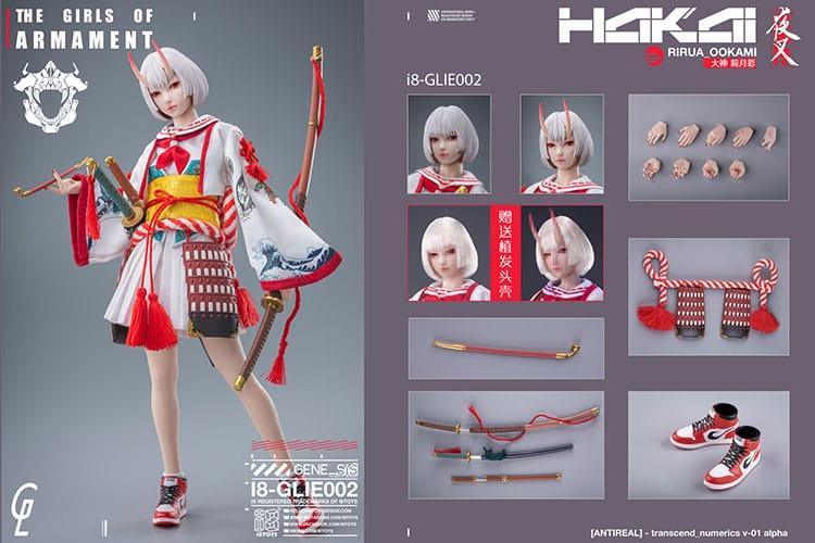 Original Character i8Toys x Gharliera Action Figure 1/6 Rirua Ookami i8 Toys