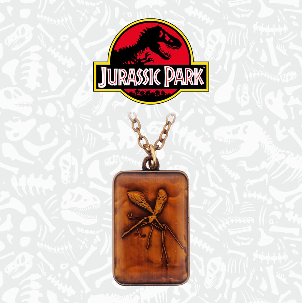 Jurassic Park Replika Halsband med Bärnstenspendant Limited Edition FaNaTtik