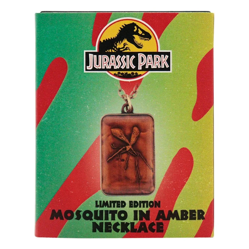 Jurassic Park Replika Halsband med Bärnstenspendant Limited Edition FaNaTtik