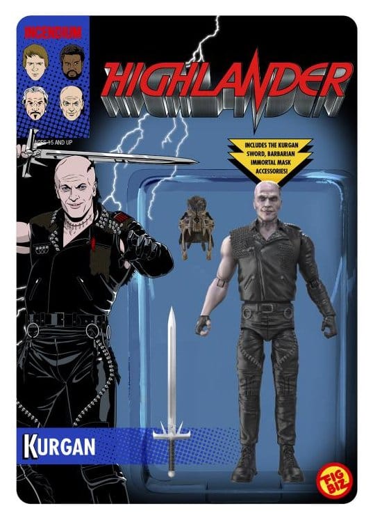 Highlander FigBiz Action Figur The Kurgan 13 cm