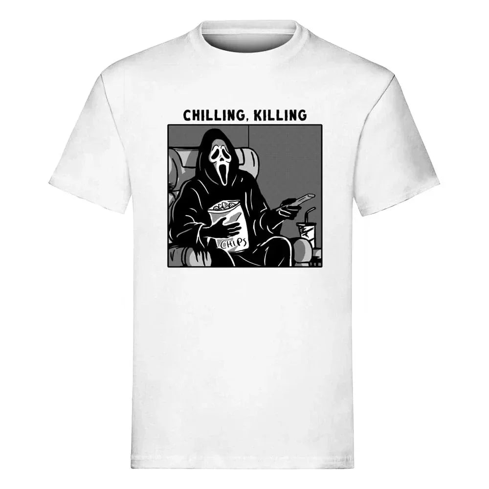 Scream T-Shirt Ghost Face Chilling, Killing Size M Indiego