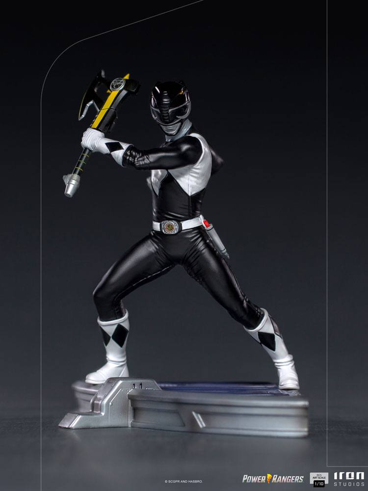 Power Rangers BDS Art Scale Figur 1/10 Black Ranger 17 cm Iron Studios