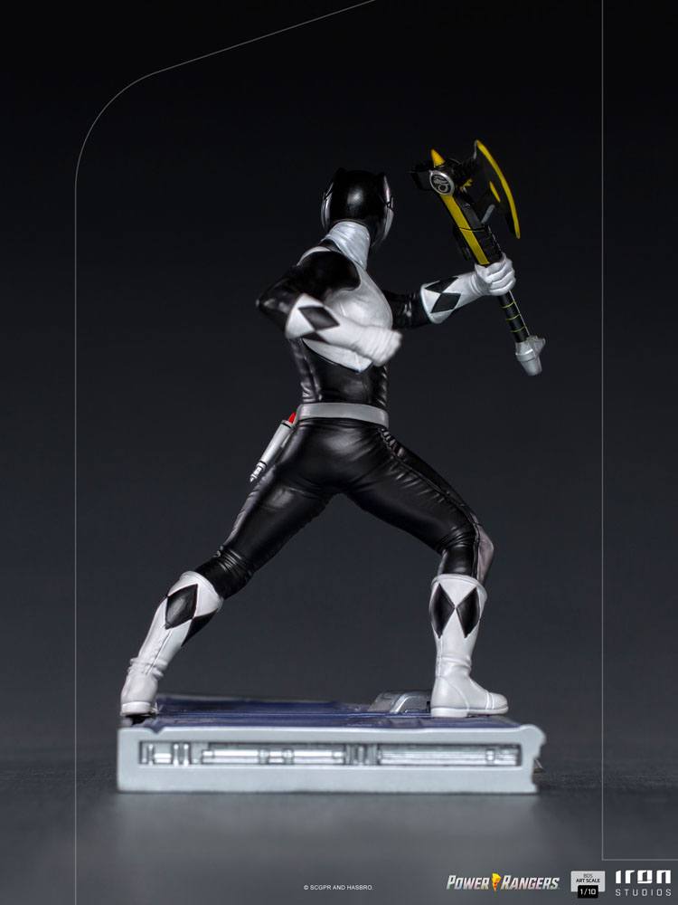 Power Rangers BDS Art Scale Figur 1/10 Black Ranger 17 cm Iron Studios