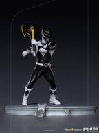 Power Rangers BDS Art Scale Figur 1/10 Black Ranger 17 cm Iron Studios