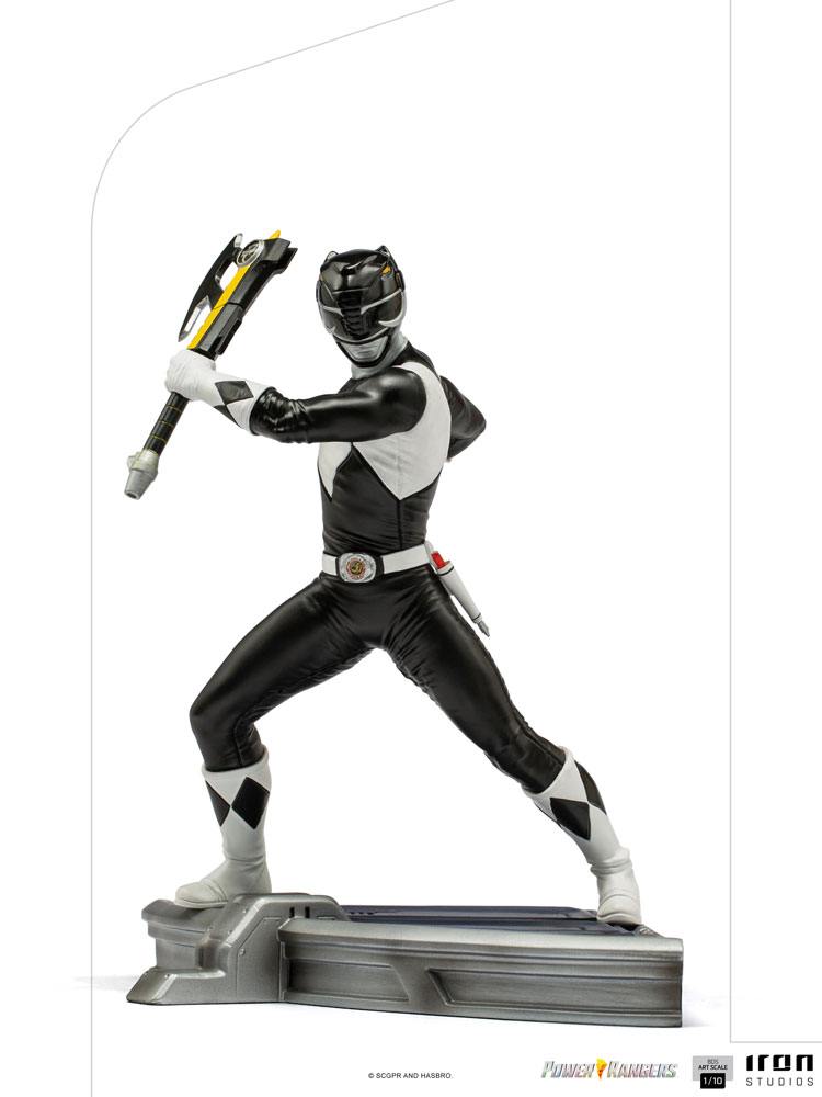 Power Rangers BDS Art Scale Figur 1/10 Black Ranger 17 cm Iron Studios
