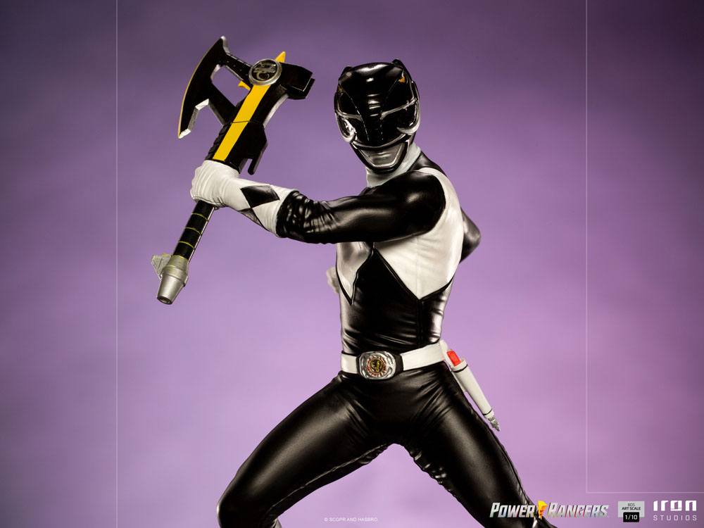 Power Rangers BDS Art Scale Figur 1/10 Black Ranger 17 cm Iron Studios