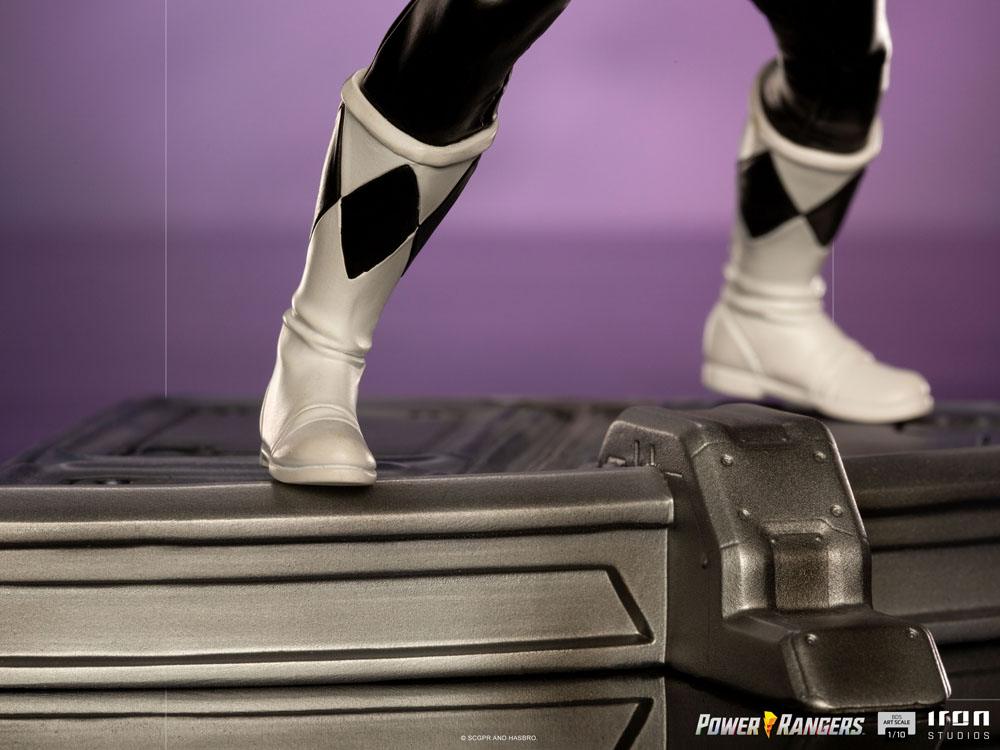 Power Rangers BDS Art Scale Figur 1/10 Black Ranger 17 cm Iron Studios