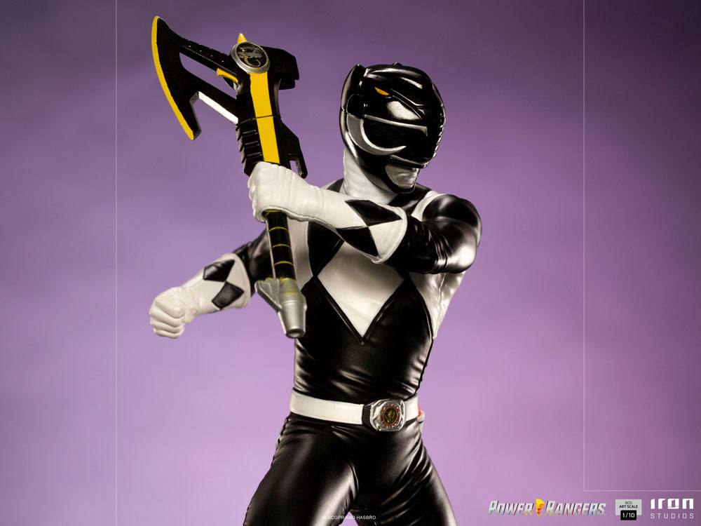 Power Rangers BDS Art Scale Figur 1/10 Black Ranger 17 cm Iron Studios