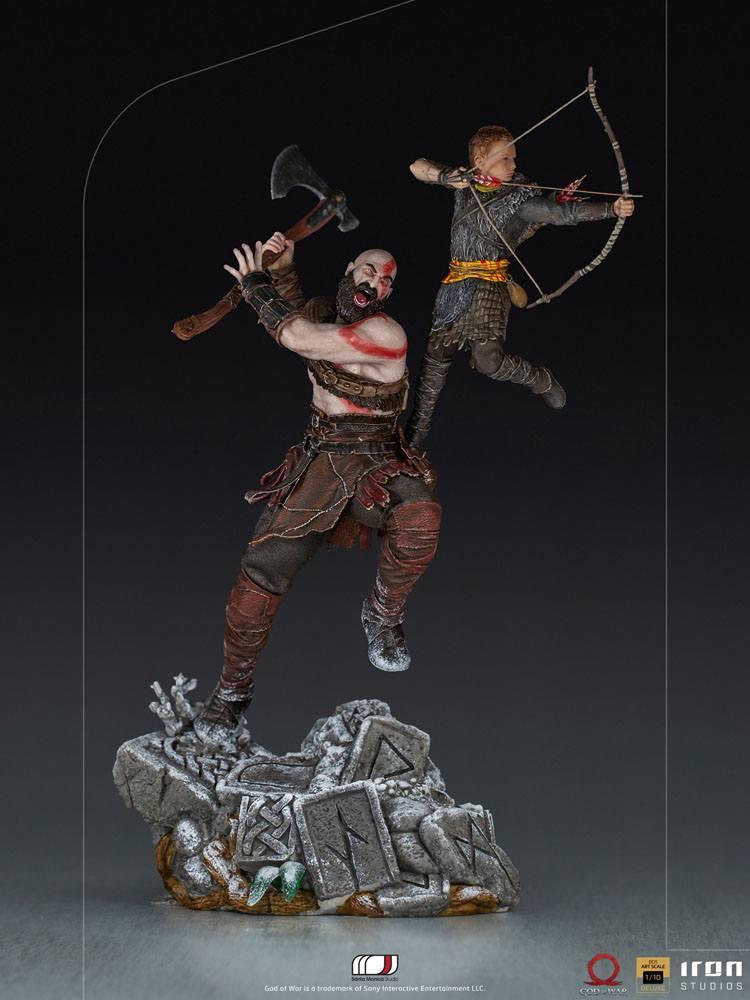 God of War BDS Art Scale Statue 1/10 Kratos & Atreus 34 cm Iron Studios