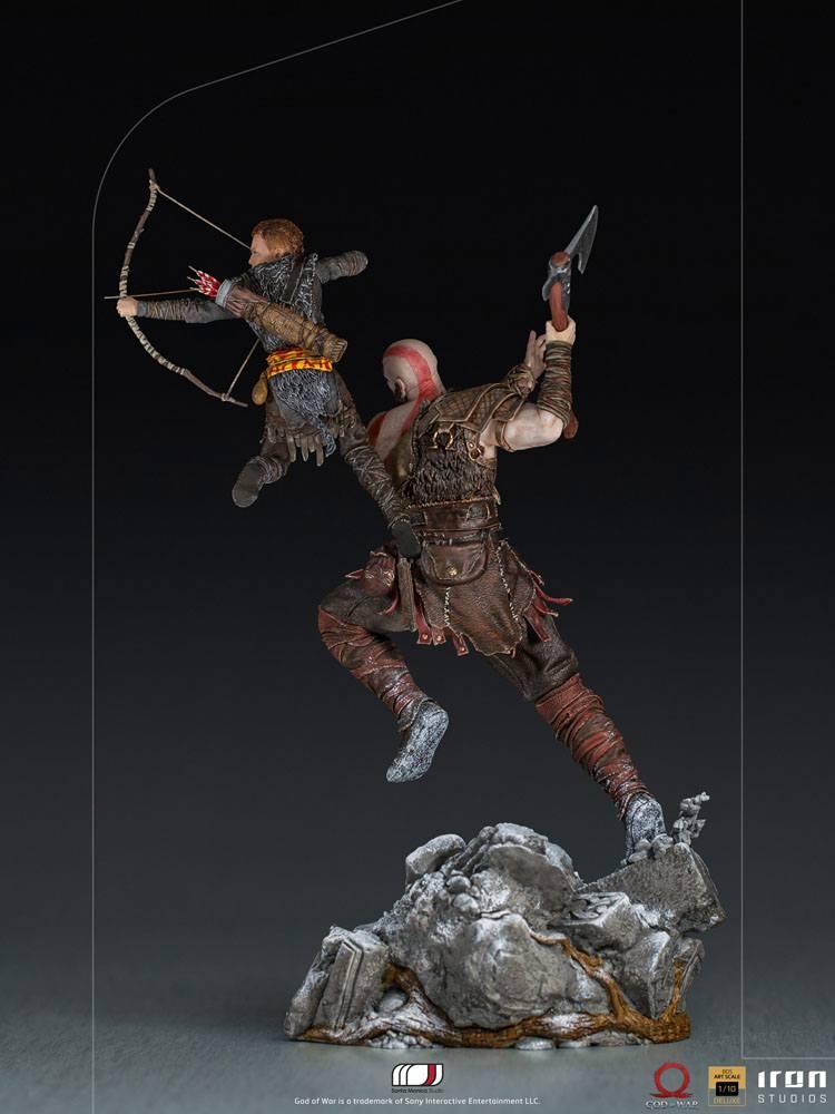 God of War BDS Art Scale Statue 1/10 Kratos & Atreus 34 cm Iron Studios
