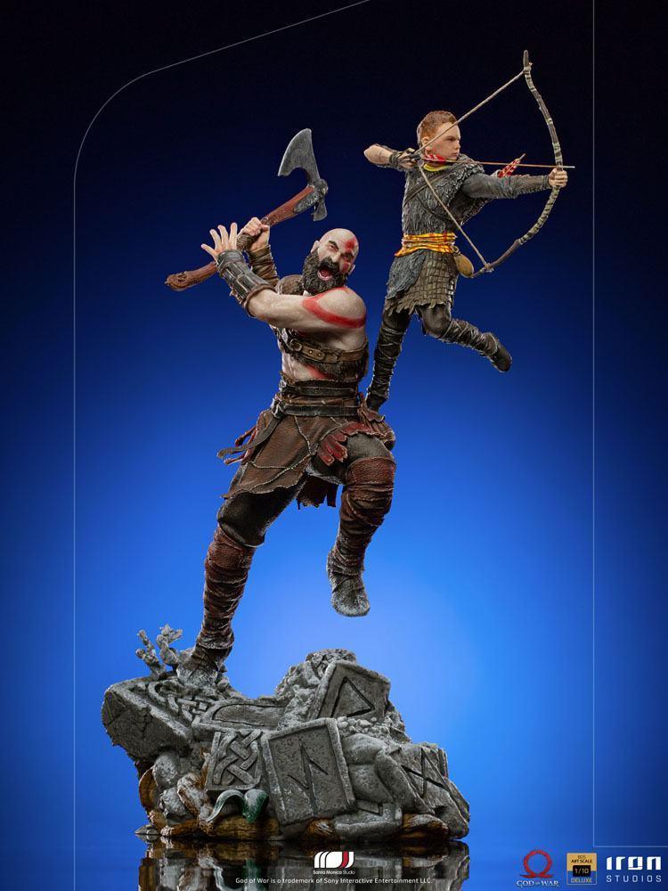 God of War BDS Art Scale Statue 1/10 Kratos & Atreus 34 cm Iron Studios
