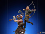 God of War BDS Art Scale Statue 1/10 Kratos & Atreus 34 cm Iron Studios