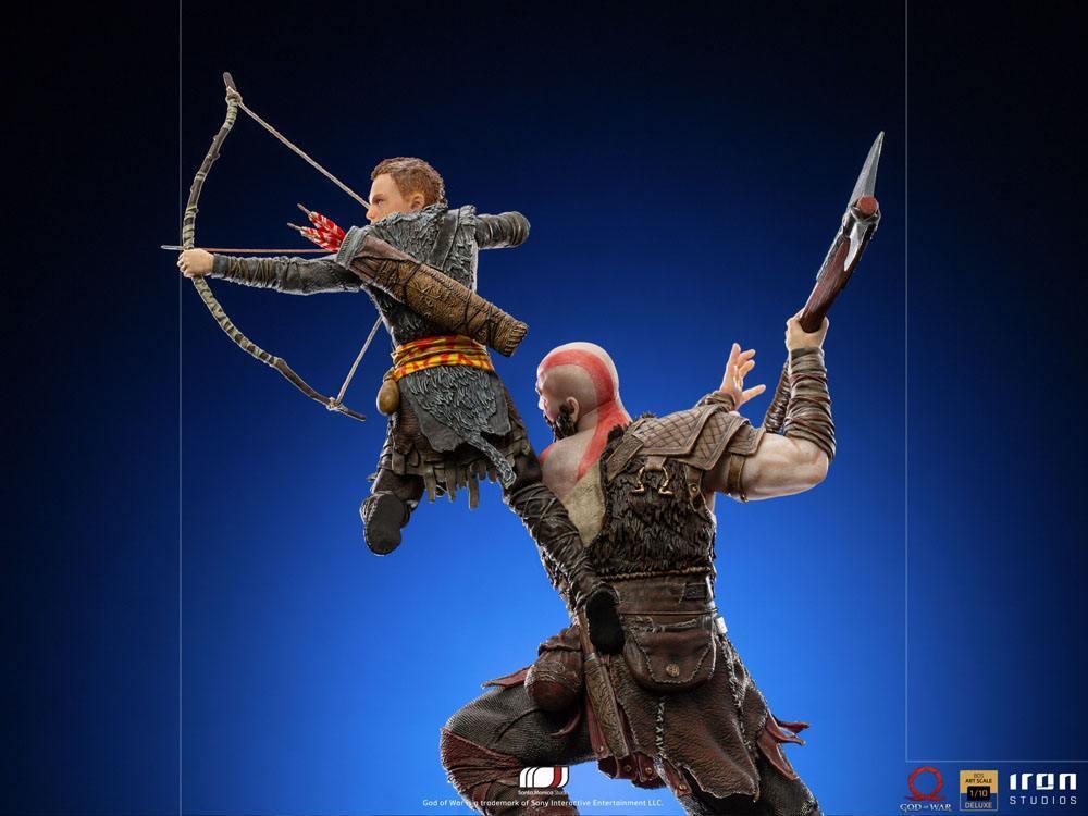 God of War BDS Art Scale Statue 1/10 Kratos & Atreus 34 cm Iron Studios