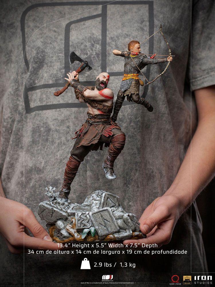 God of War BDS Art Scale Statue 1/10 Kratos & Atreus 34 cm Iron Studios