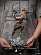 God of War BDS Art Scale Statue 1/10 Kratos & Atreus 34 cm Iron Studios
