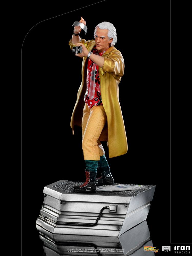 Tillbaka till Framtiden II Konstskala Figur 1/10 Doc Brown 25 cm
