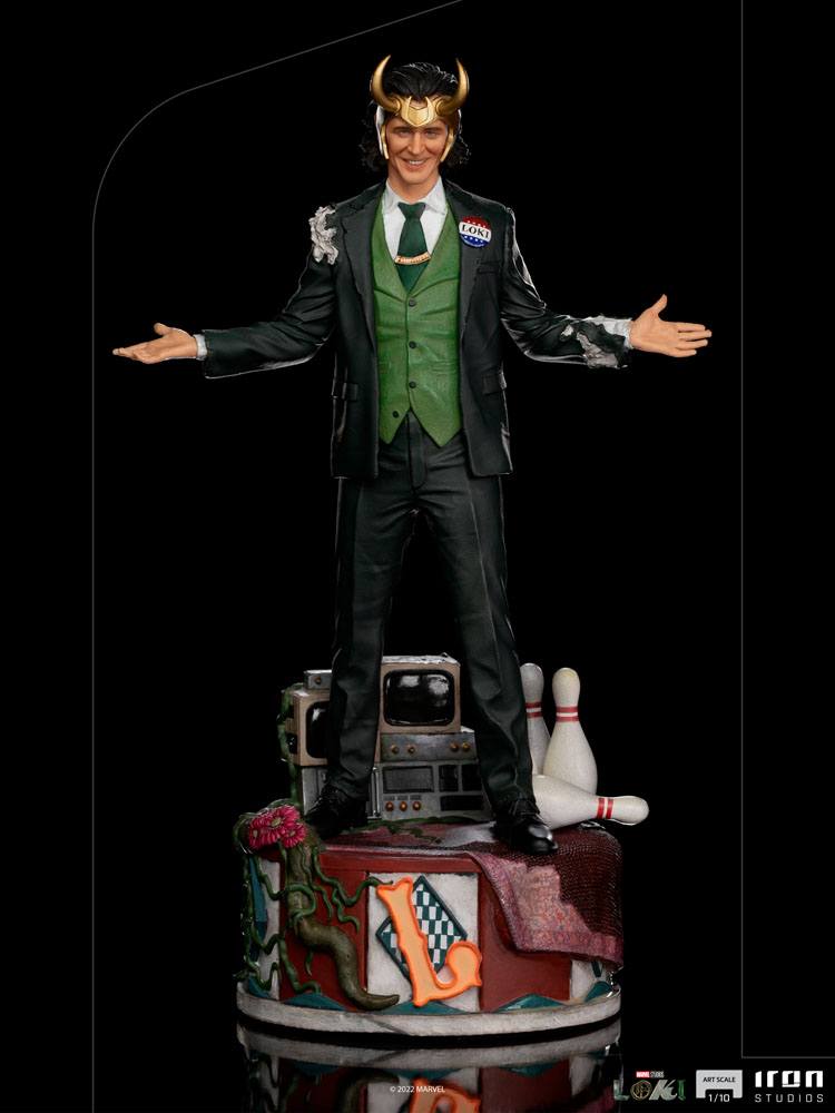 Loki Art Scale Figur 1/10 Loki President Variant 25 cm