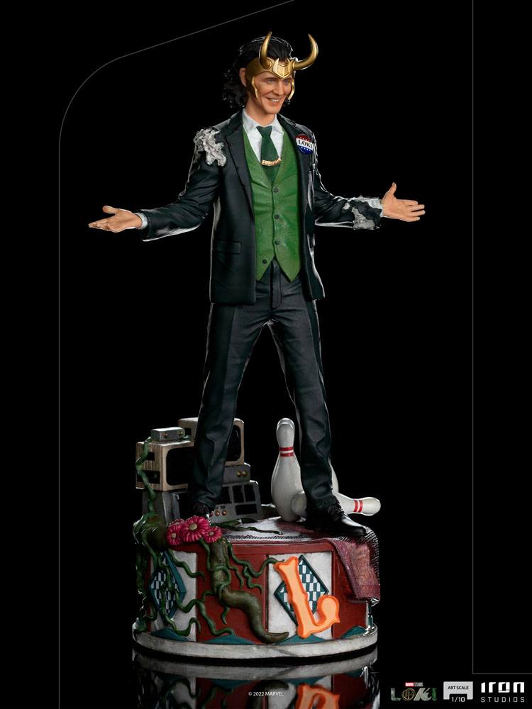 Loki Art Scale Figur 1/10 Loki President Variant 25 cm