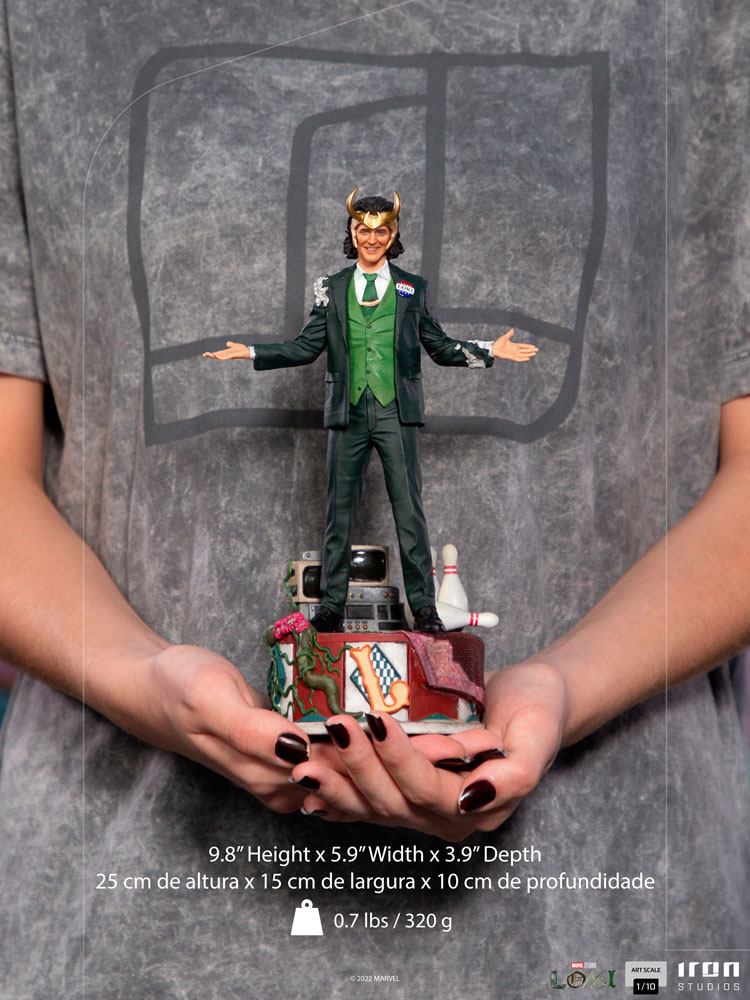 Loki Art Scale Figur 1/10 Loki President Variant 25 cm