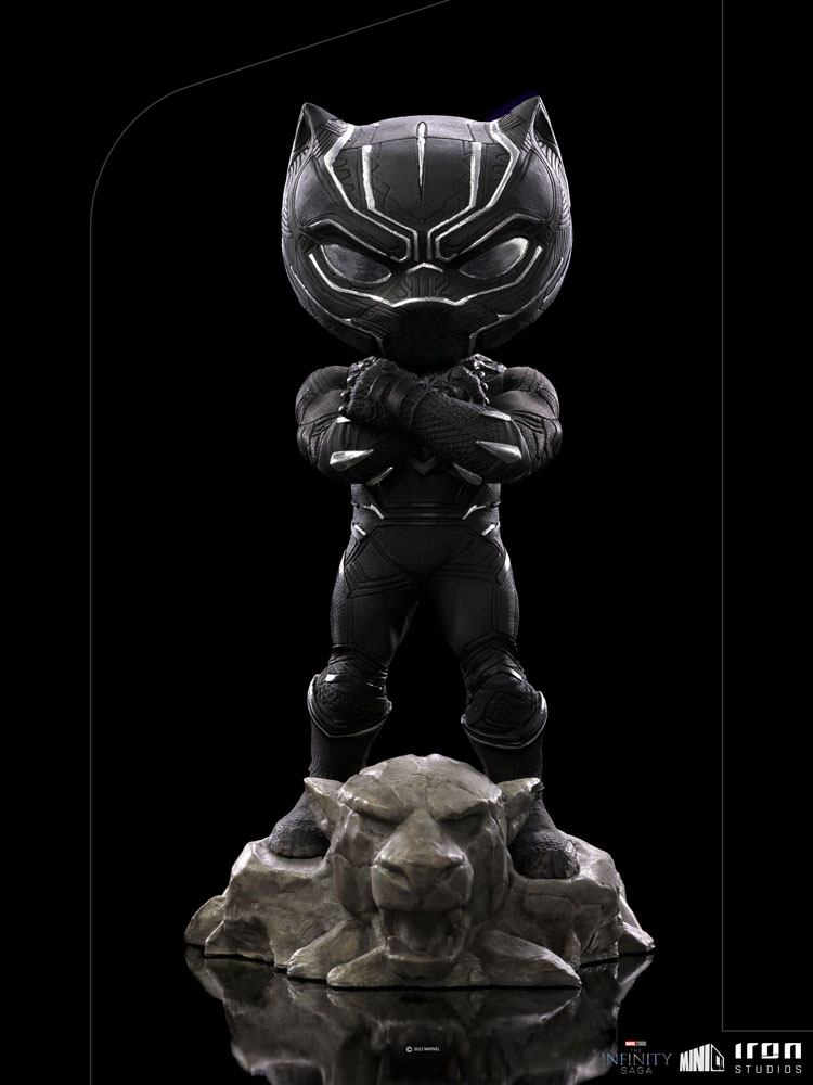 Infinity Saga Mini Co. PVC Figur Black Panther - 15 cm Iron Studios