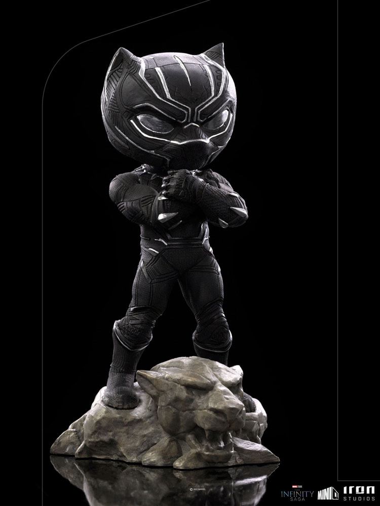 Infinity Saga Mini Co. PVC Figur Black Panther - 15 cm Iron Studios