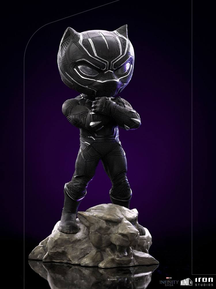 Infinity Saga Mini Co. PVC Figur Black Panther - 15 cm Iron Studios