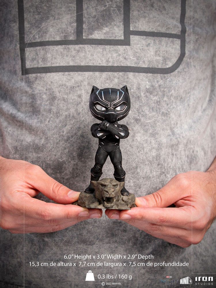 Infinity Saga Mini Co. PVC Figur Black Panther - 15 cm Iron Studios