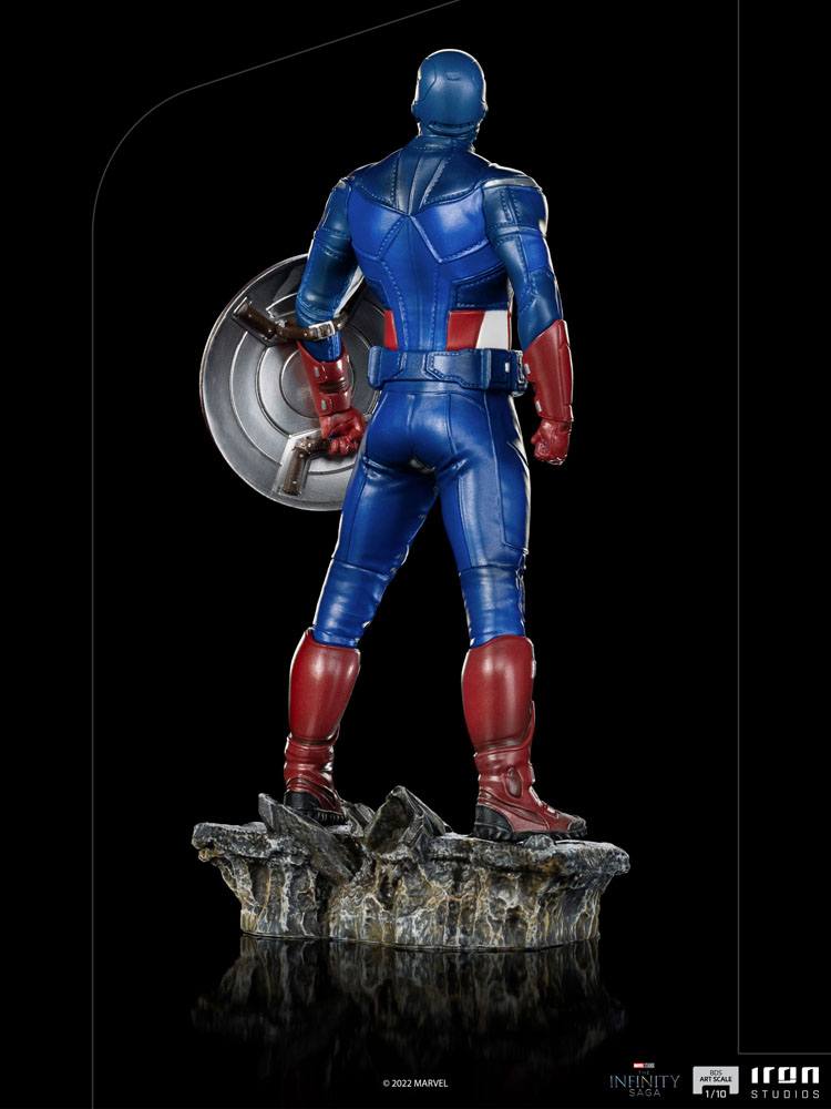 Captain America Battle of NY - The Infinity Saga BDS Art Scale Statue 1/10 Iron Studios