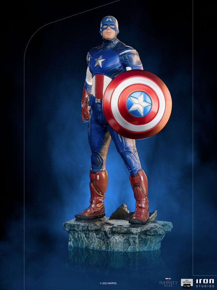 Captain America Battle of NY - The Infinity Saga BDS Art Scale Statue 1/10 Iron Studios