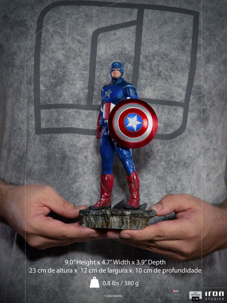 Captain America Battle of NY - The Infinity Saga BDS Art Scale Statue 1/10 Iron Studios