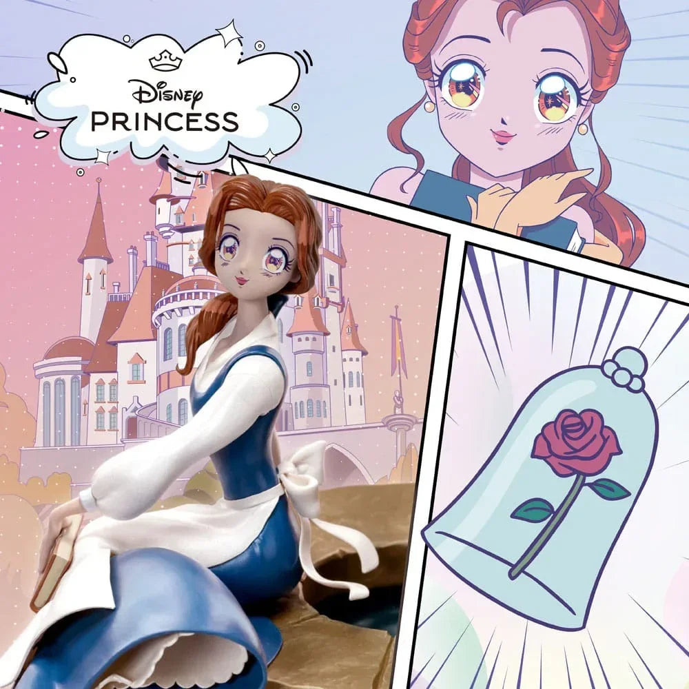 Disney Anime Princess Skala Figur Belle 15 cm Iron Studios
