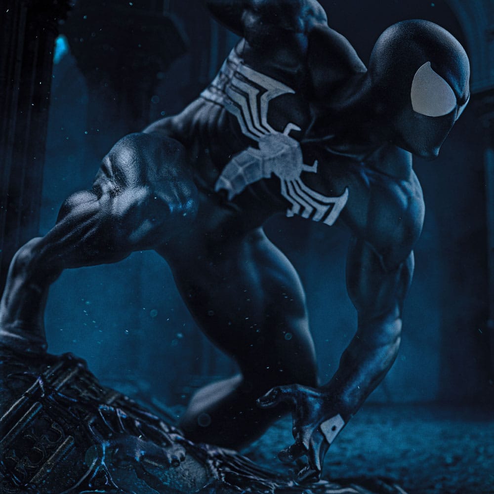 Marvel BDS Art Scale Figur 1/10 Spider-Man Black Costume 20 cm Iron Studios