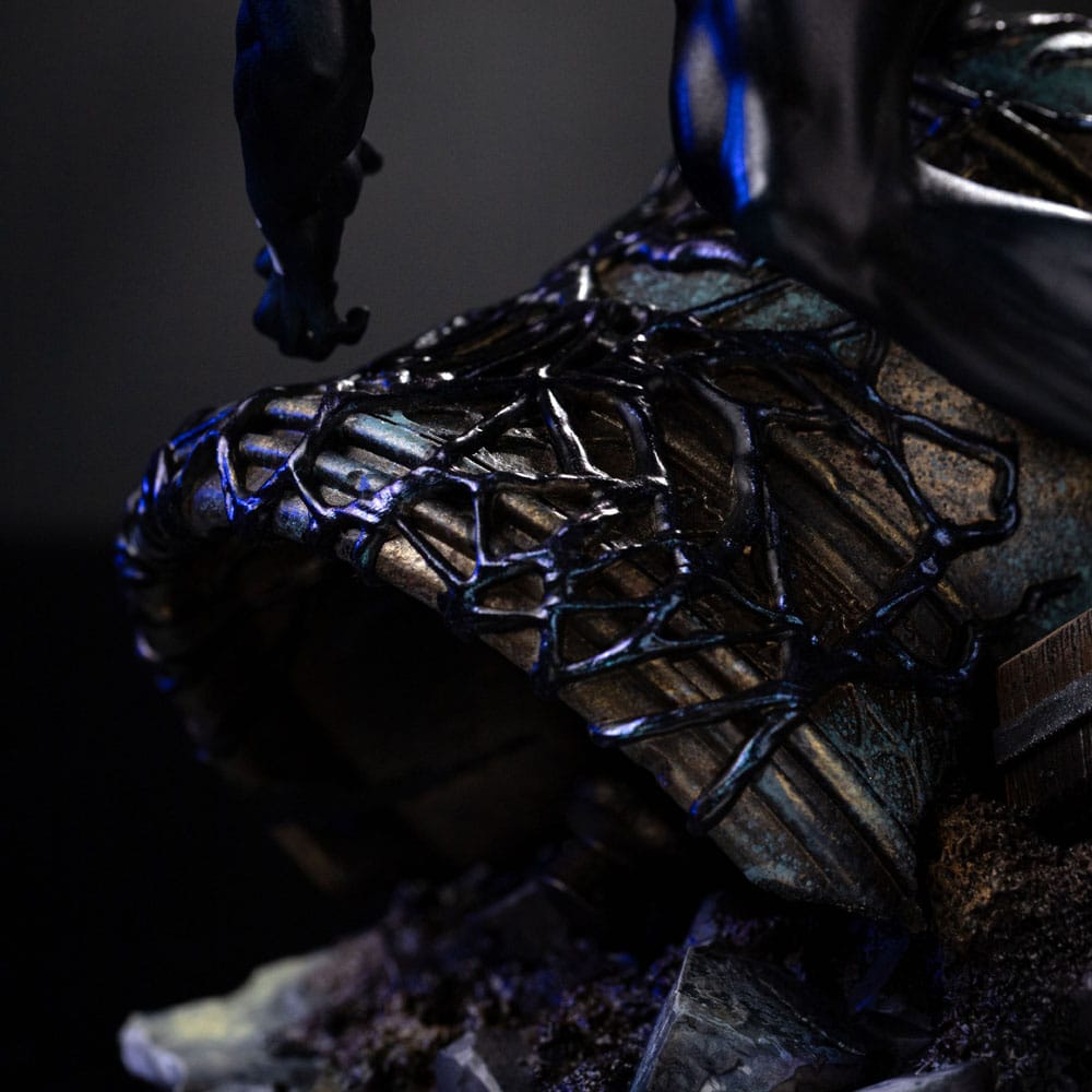 Marvel BDS Art Scale Figur 1/10 Spider-Man Black Costume 20 cm Iron Studios