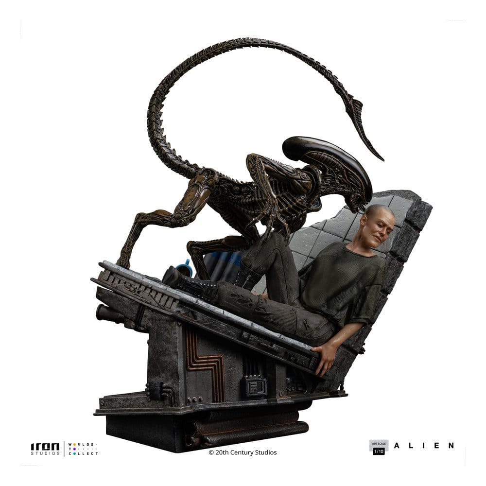 Alien 3 Art Scale Figure 1/10 Ellen Ripley and Dog Alien 23 cm
