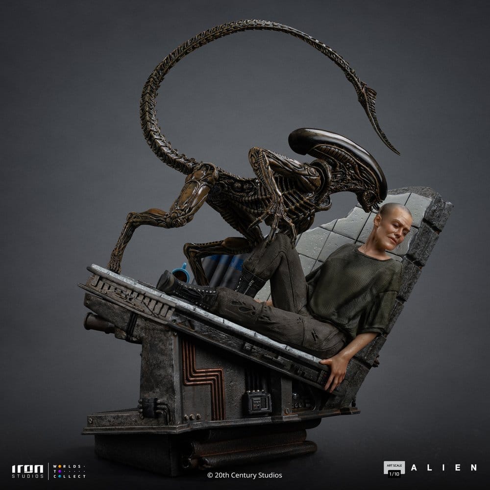 Alien 3 Art Scale Figure 1/10 Ellen Ripley and Dog Alien 23 cm