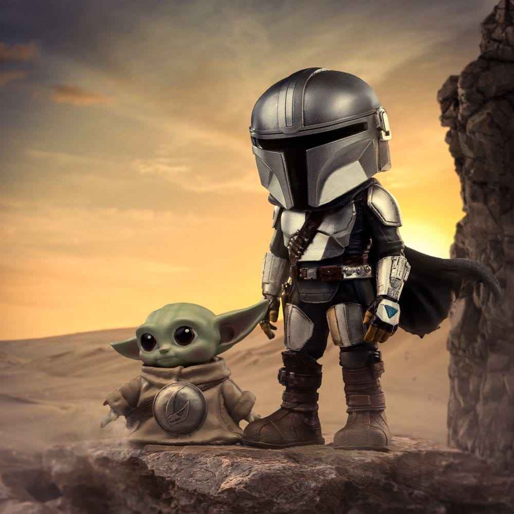 The Mandalorian och Grogu MiniCo Figur - The Mandalorian och Grogu
