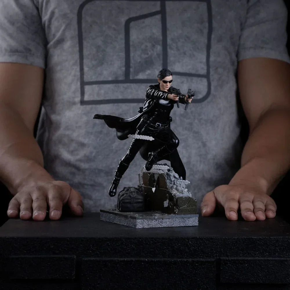 The Matrix Art Scale Figur 1/10 Trinity 22 cm Iron Studios