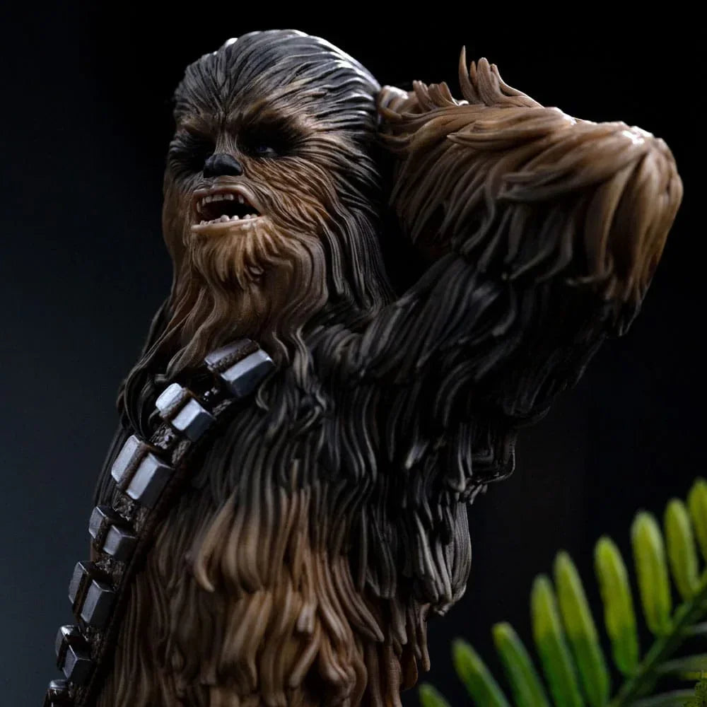 Star Wars Episode VI Art Scale Figur 1/10 Chewbacca och Tokkat 22 cm Iron Studios