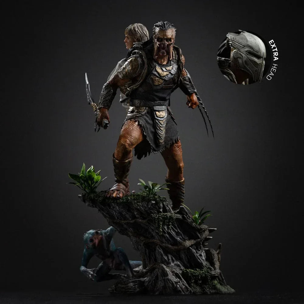 Predator: Badlands Art Scale Figur 1/10 - Predator Dek & Thia 27 cm Iron Studios
