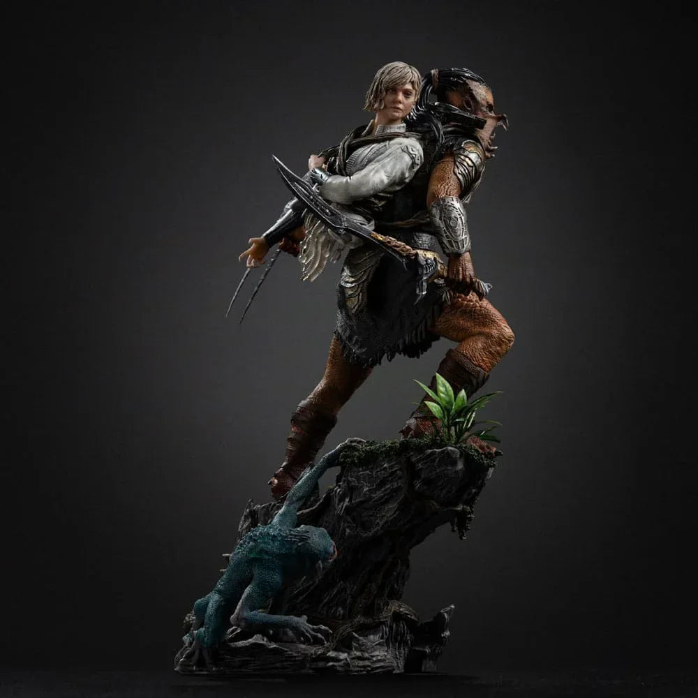 Predator: Badlands Art Scale Figur 1/10 - Predator Dek & Thia 27 cm Iron Studios