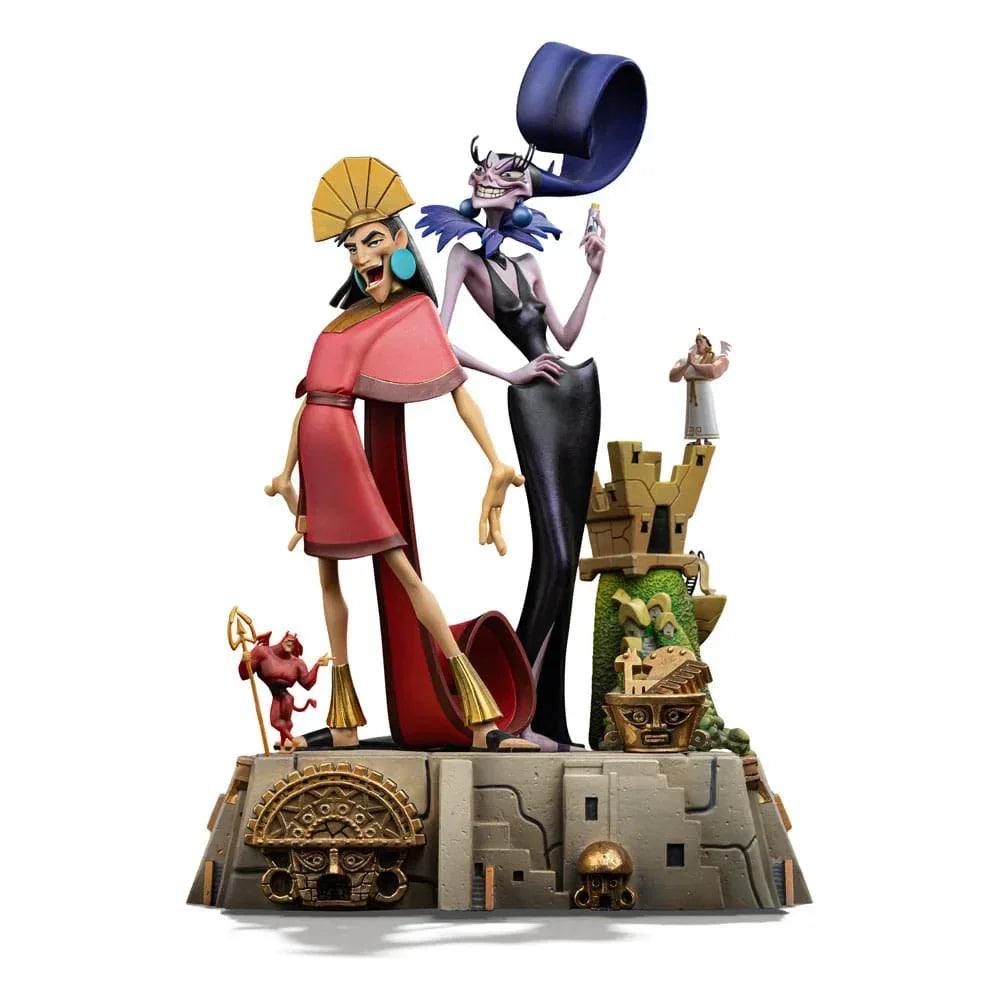 Kaiserens nya stil Deluxe Art Scale Figur 1/10 Kuzko & Yzma 28 cm Iron Studios