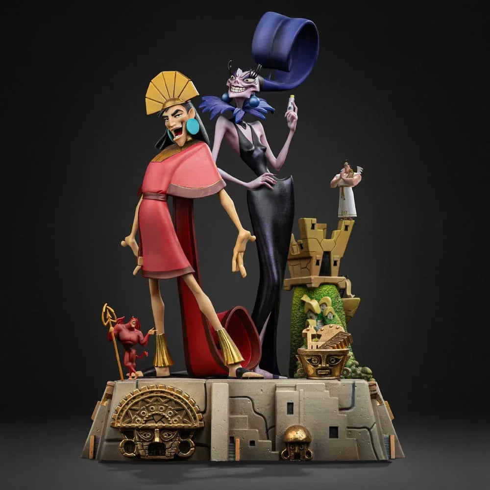 Kaiserens nya stil Deluxe Art Scale Figur 1/10 Kuzko & Yzma 28 cm Iron Studios