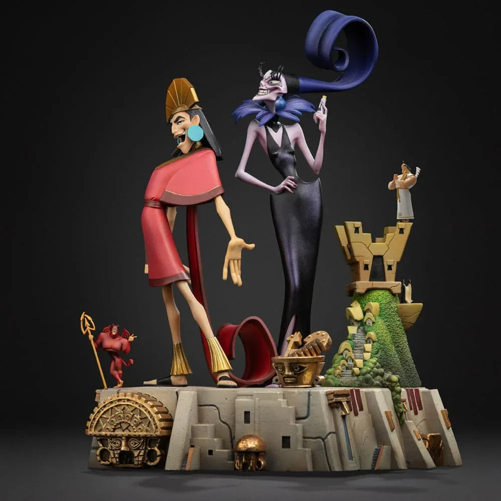 Kaiserens nya stil Deluxe Art Scale Figur 1/10 Kuzko & Yzma 28 cm Iron Studios