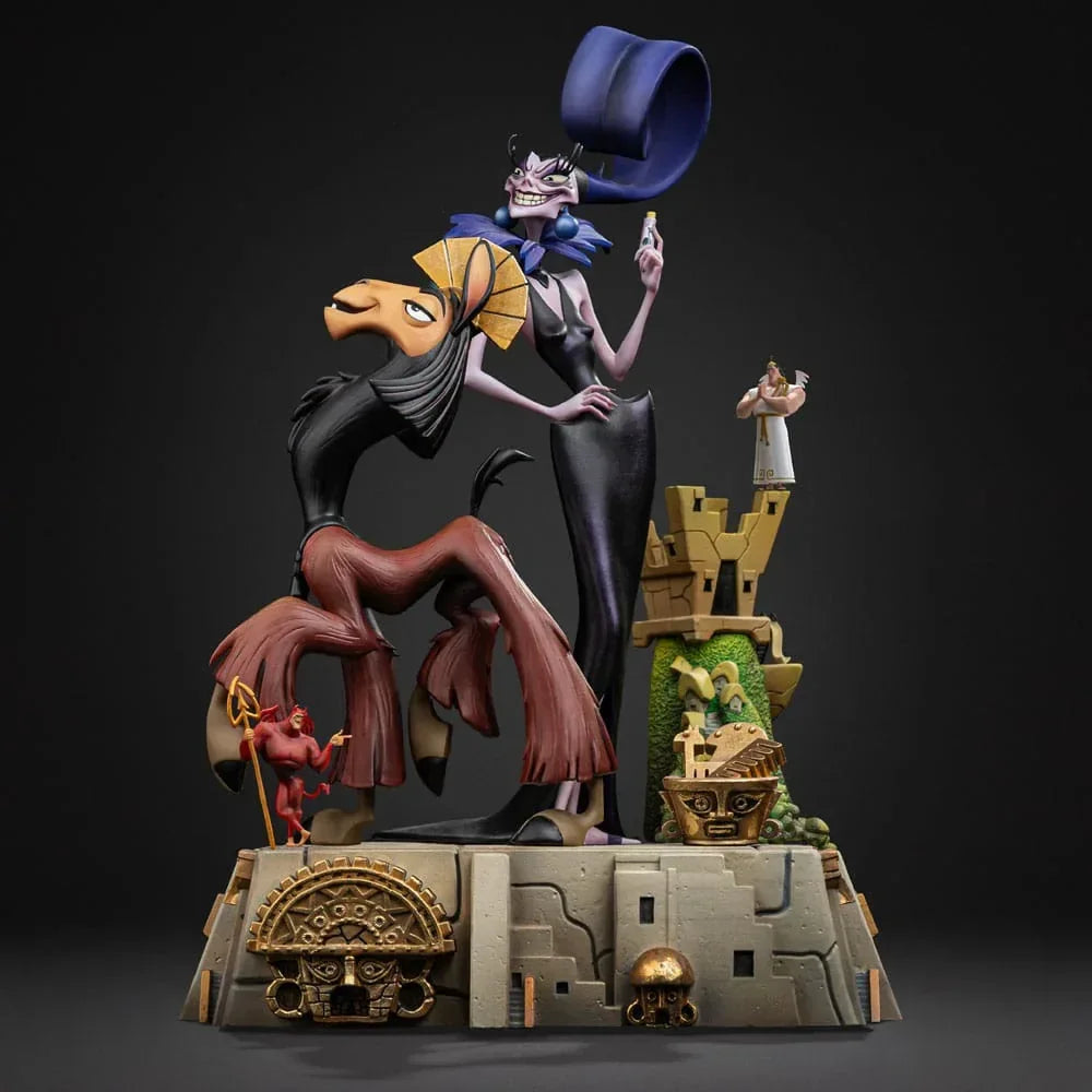 Kaiserens nya stil Deluxe Art Scale Figur 1/10 Kuzko & Yzma 28 cm Iron Studios